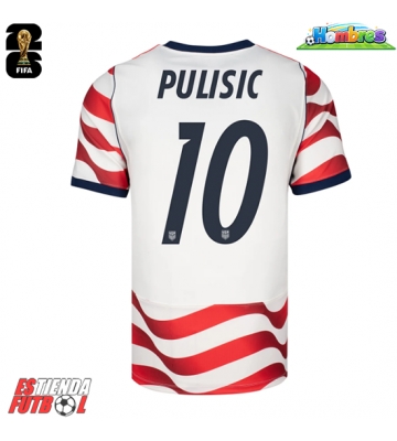 Estados Unidos Christian Pulisic #10 Primera Equipación Mundial 2026 Manga Corta